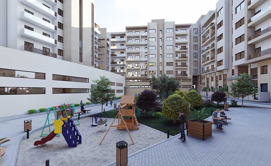 Residencial de lujo Los Olivos en Hay Mohammandi, Agadir